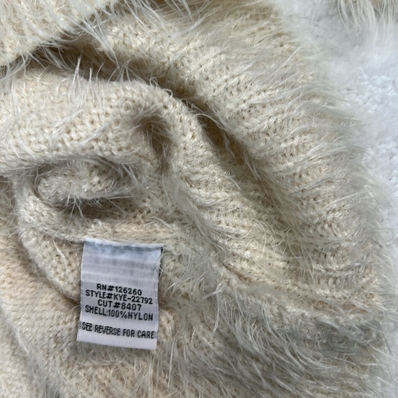 Velvet Heart faux cashmere pullover beige sweater L - Picture 5 of 8
